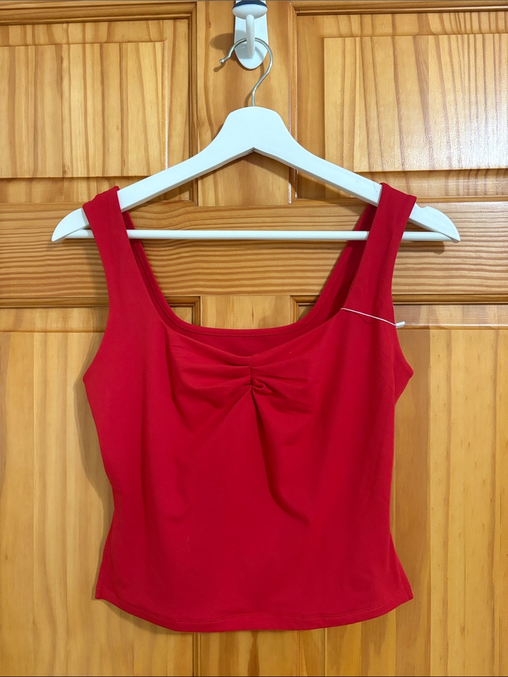 Boutique Brand Trendy Queen Size Small Red Tank Top New With Tags